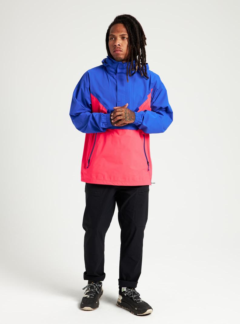 Burton Freelight Snowboardjacke Herren Blau Rosa | 184-DAQSXH