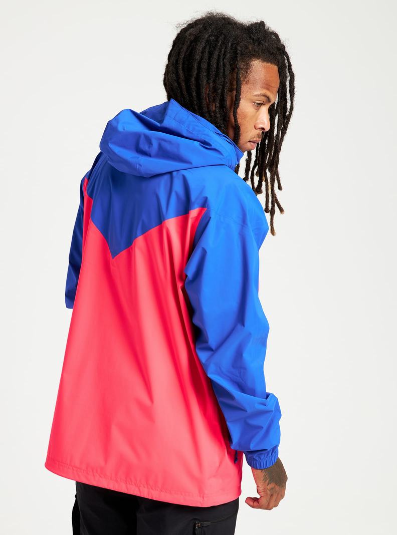 Burton Freelight Snowboardjacke Herren Blau Rosa | 184-DAQSXH