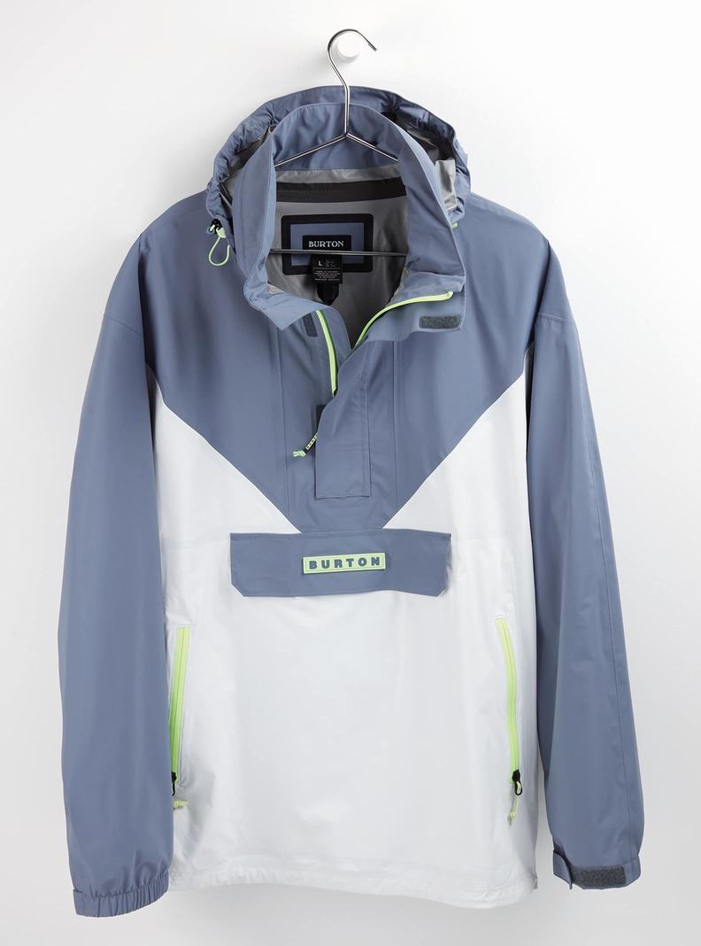 Burton Freelight Snowboardjacke Herren Grau Weiß | 590-VMWYUJ