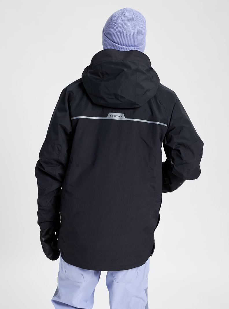 Burton Frostner 2L Anorak Snowboardjacke Herren Schwarz | 479-BTCEHD