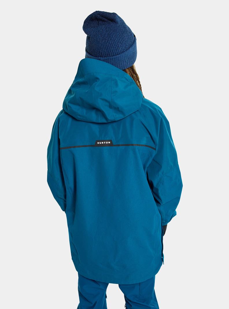Burton Frostner 2L Anorak Snowboardjacke Herren Blau | 691-HWFJRC