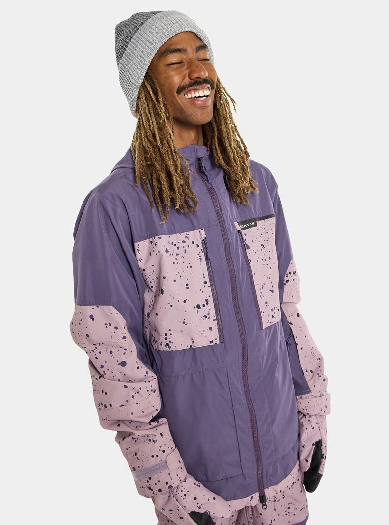 Burton Frostner 2L Snowboardjacke Herren Lila | 784-VSPLKF