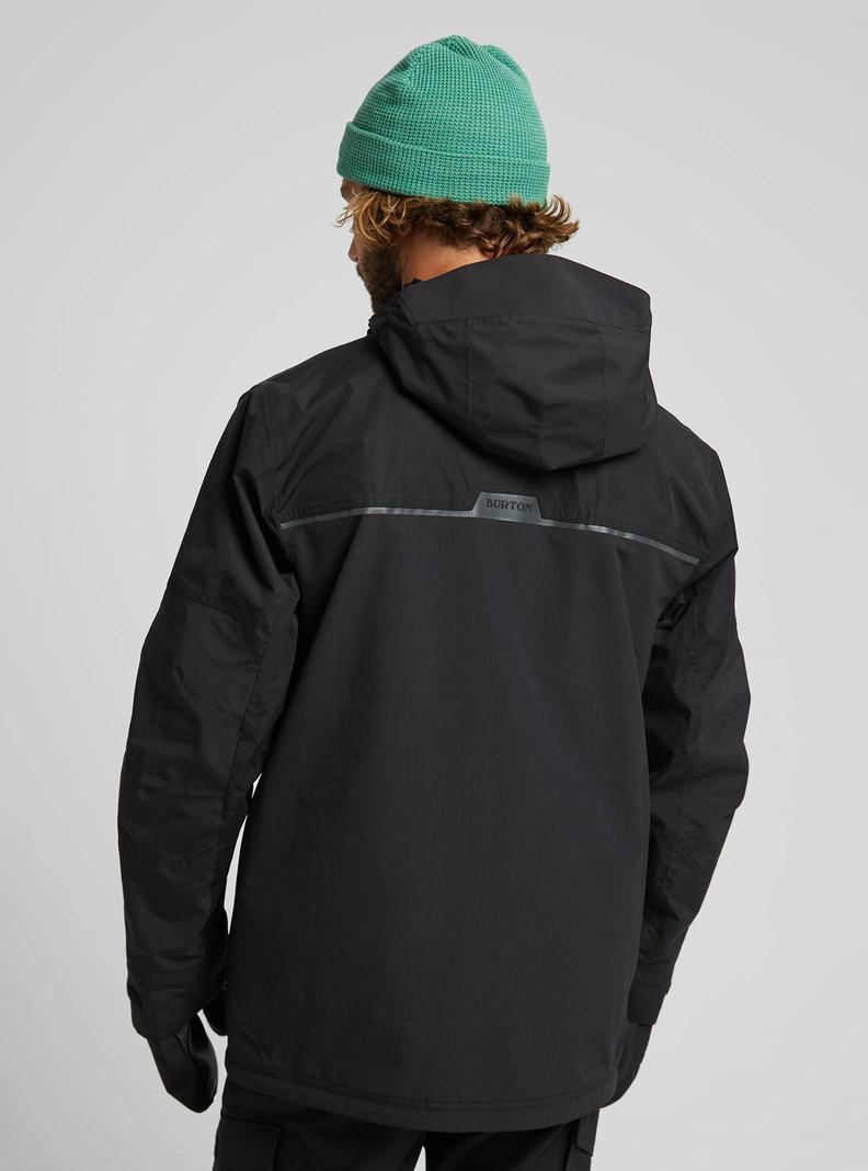 Burton Frostner 2L Snowboardjacke Herren Schwarz | 972-PNSBAG