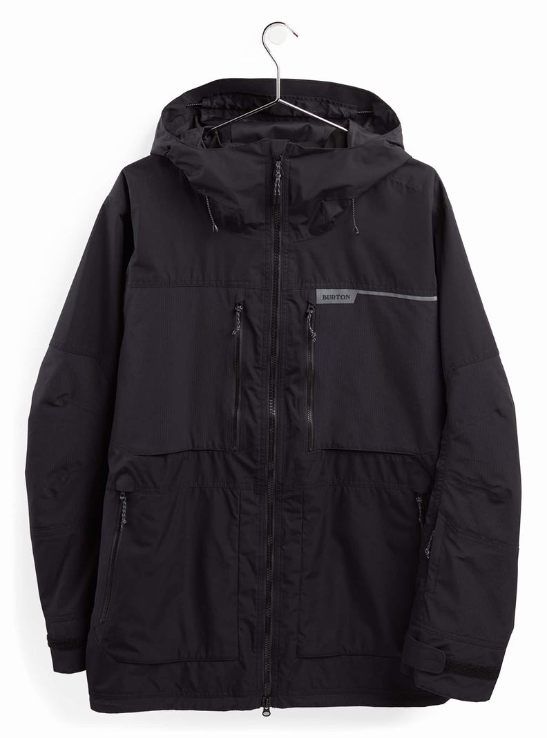 Burton Frostner 2L Snowboardjacke Herren Schwarz | 972-PNSBAG