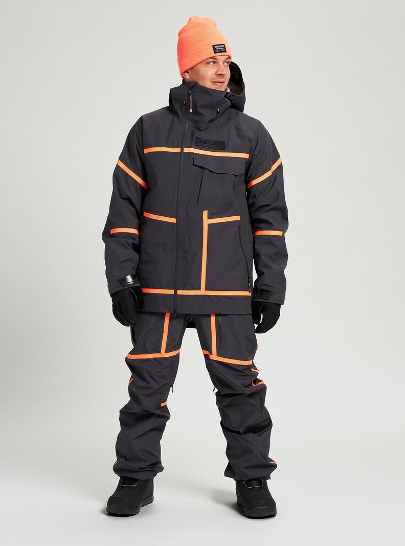 Burton GORE-TEX 3L Breaker Snowboardjacke Herren Schwarz | 724-IEZTGJ