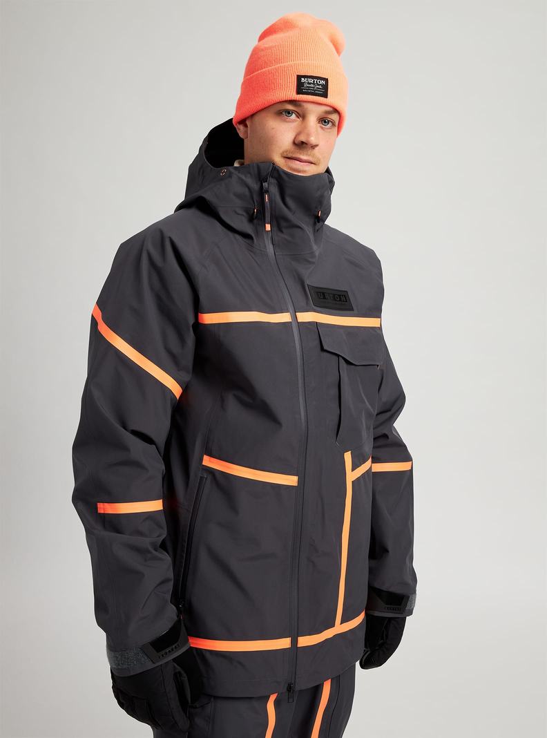 Burton GORE-TEX 3L Breaker Snowboardjacke Herren Schwarz | 724-IEZTGJ