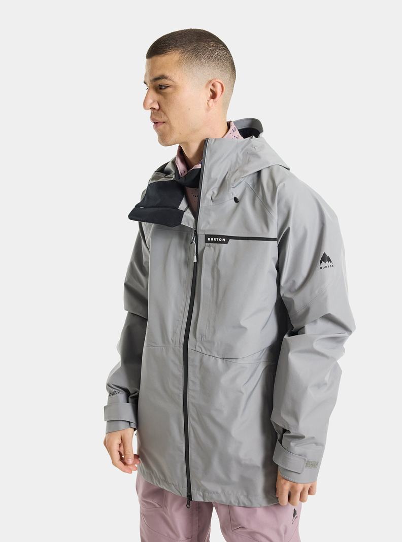 Burton GORE-TEX 3L Treeline Snowboardjacke Herren Grau | 127-ZFASDY