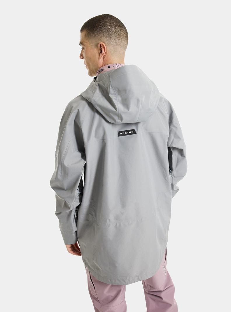 Burton GORE-TEX 3L Treeline Snowboardjacke Herren Grau | 127-ZFASDY