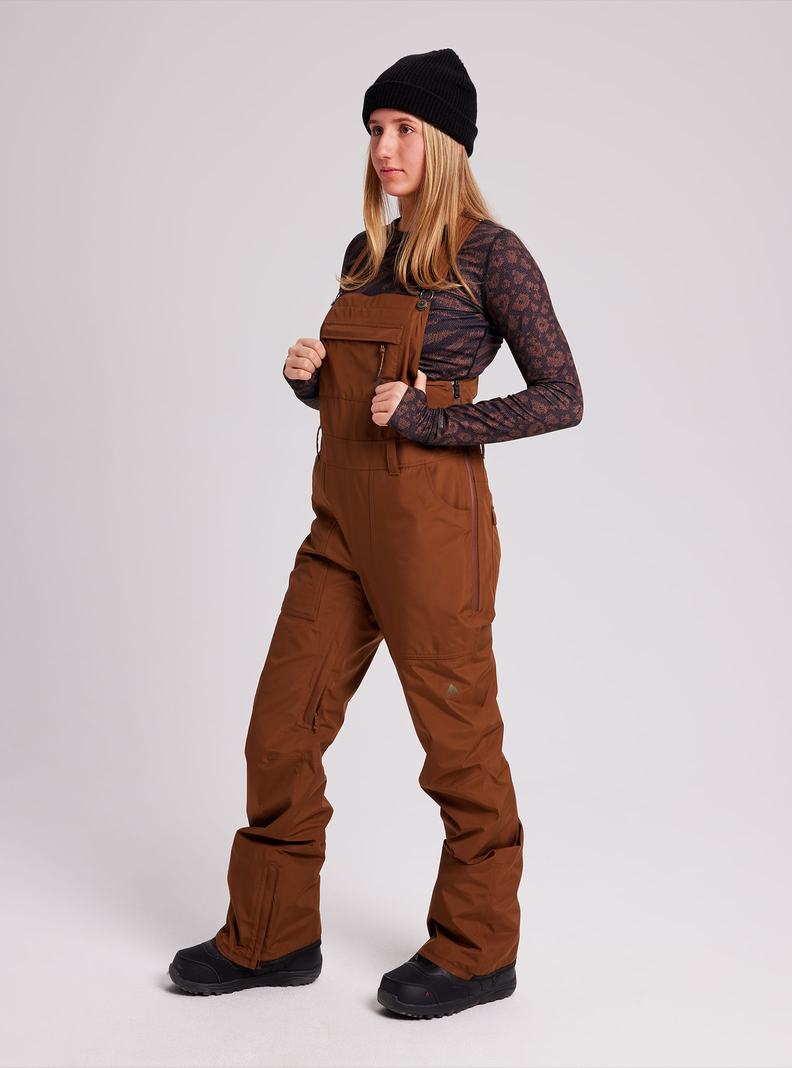 Burton GORE-TEX Avalon Latzhose Damen Braun | 915-GVJTWR