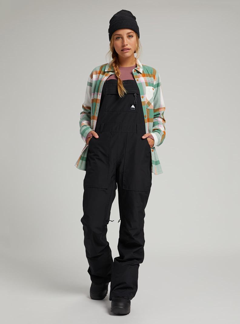 Burton GORE-TEX Avalon Latzhose Damen Schwarz | 629-TYNMKU