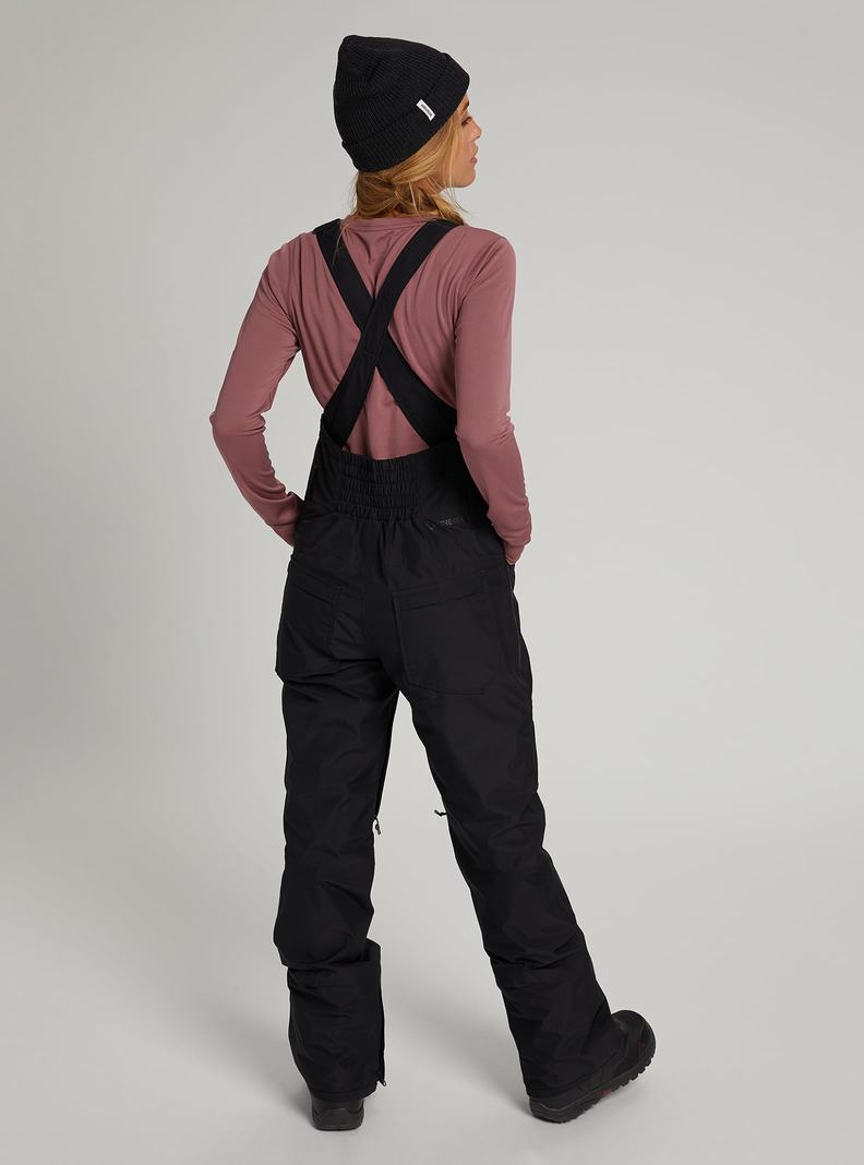 Burton GORE-TEX Avalon Latzhose Damen Schwarz | 629-TYNMKU
