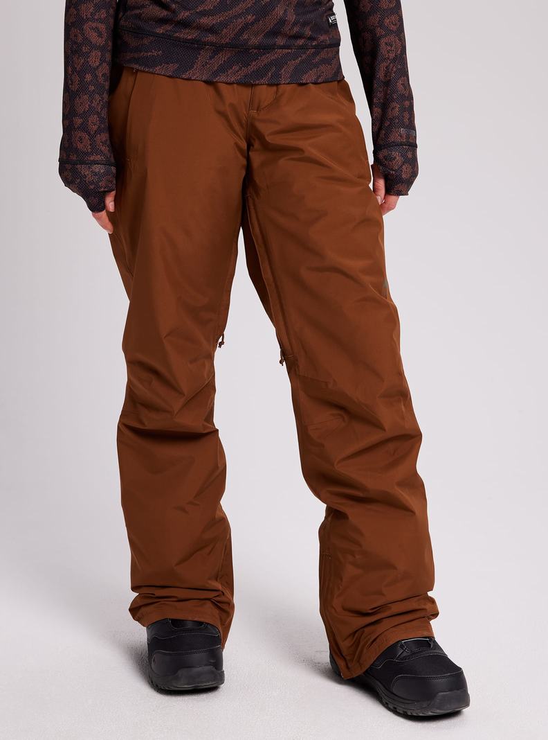 Burton GORE-TEX Powline Insulated Snowboardhose Damen Braun | 036-NWERYP