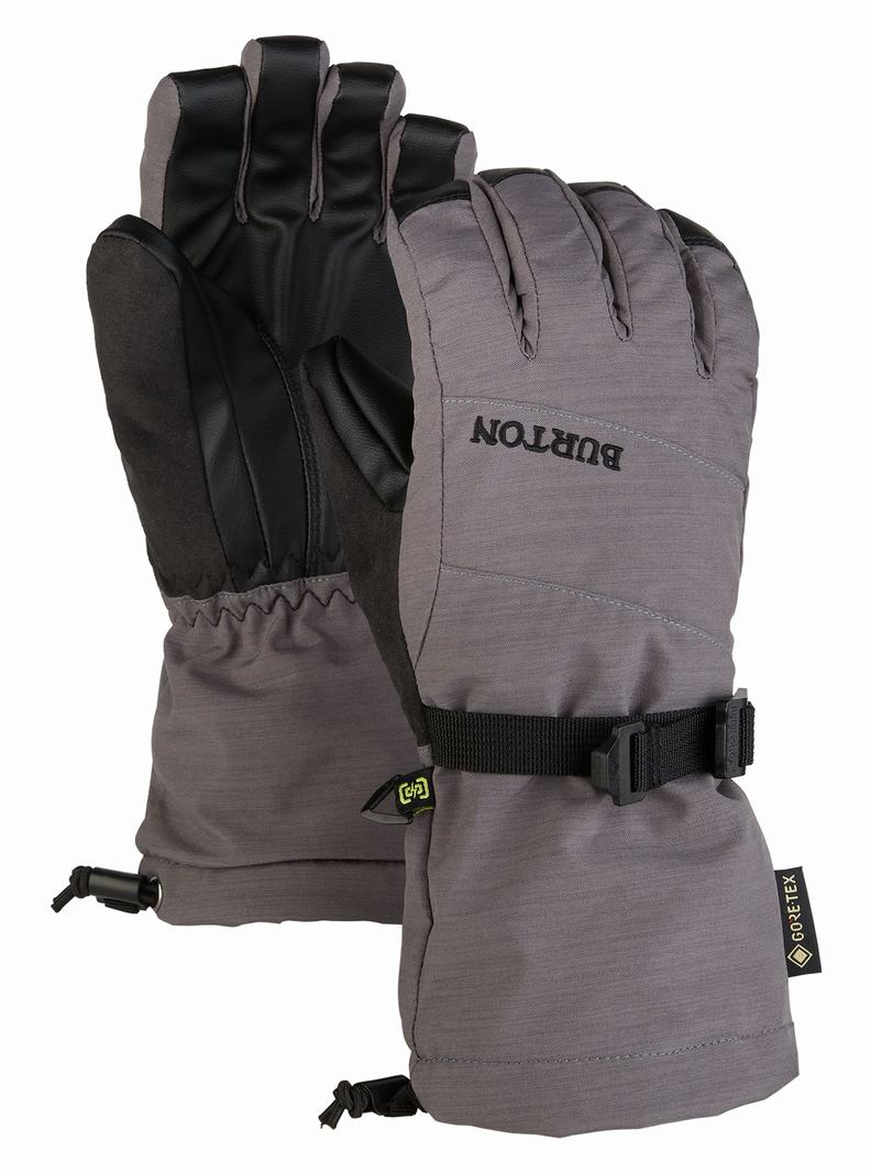 Burton GORE-TEX Skihandschuhe Kinder Grau | 857-AOTHZR