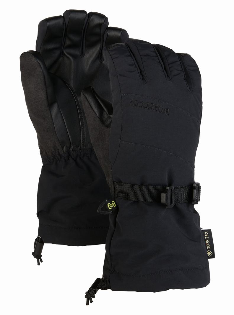 Burton GORE-TEX Skihandschuhe Kinder Schwarz | 968-XWZIAR