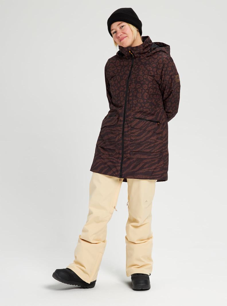Burton GORE-TEX Treeline Snowboardjacke Damen Grau | 687-SITHFC