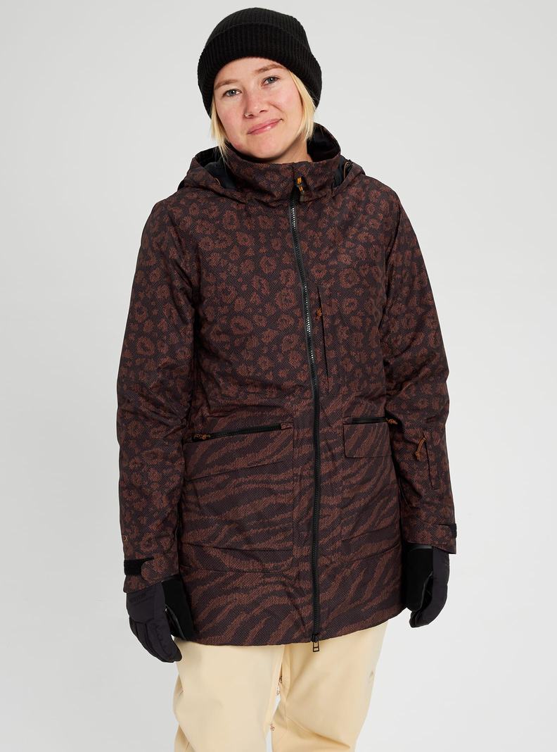 Burton GORE-TEX Treeline Snowboardjacke Damen Grau | 687-SITHFC