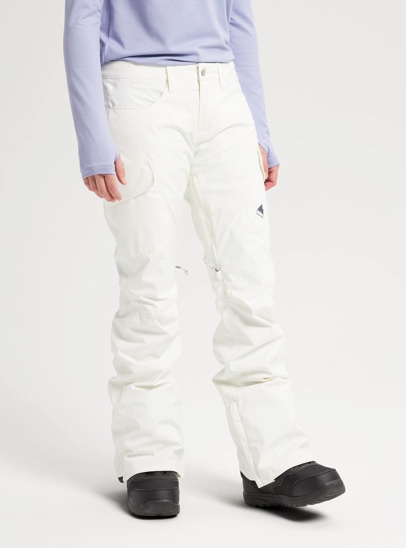Burton GORE‑TEX Gloria Snowboardhose Damen Weiß | 043-HKJYAG