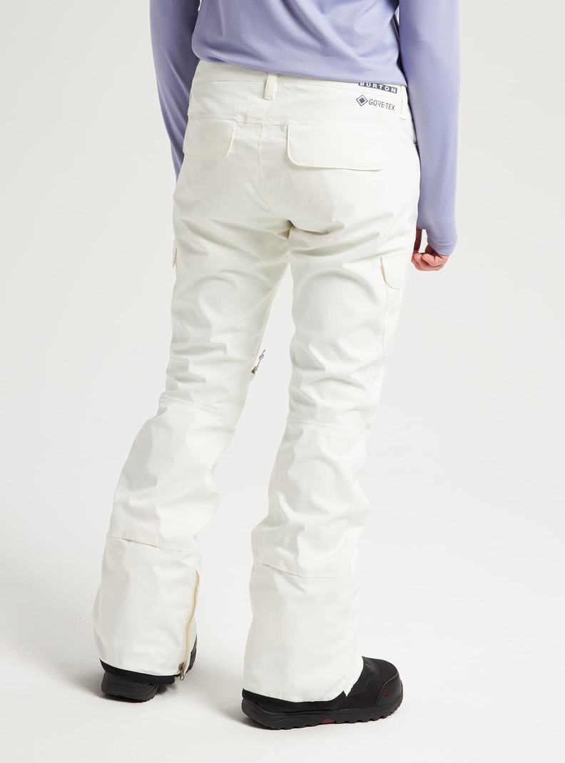 Burton GORE‑TEX Gloria Snowboardhose Damen Weiß | 043-HKJYAG