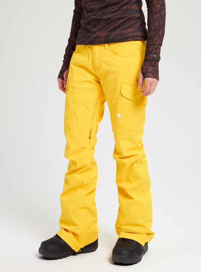 Burton GORE‑TEX Gloria Snowboardhose Damen Gelb | 294-GMOQDY