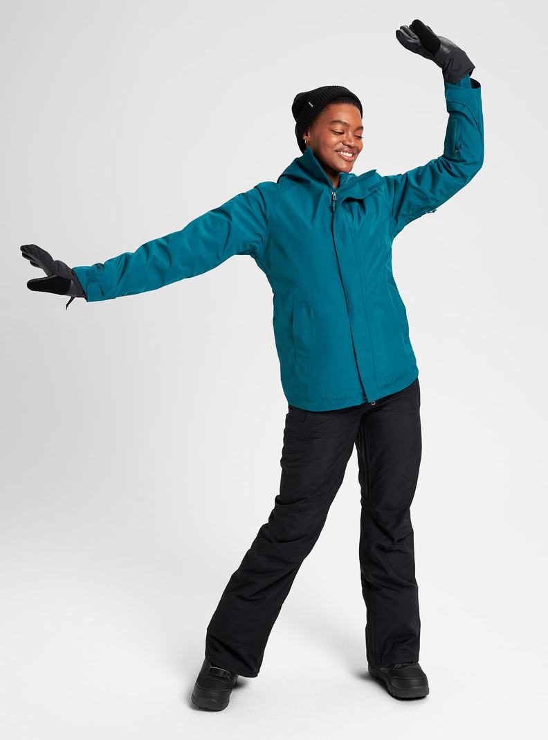 Burton GORE‑TEX Powline Snowboardjacke Damen Blau | 981-CQPXFB
