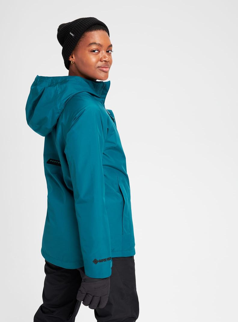 Burton GORE‑TEX Powline Snowboardjacke Damen Blau | 981-CQPXFB