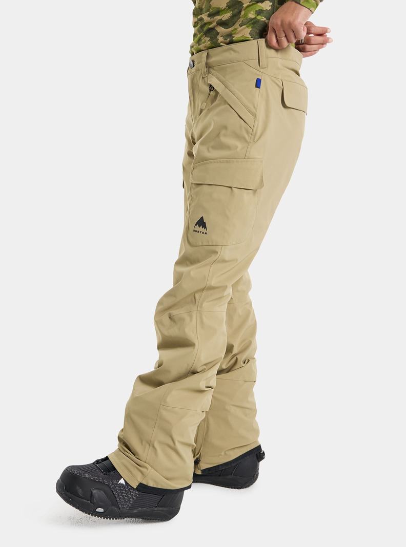 Burton Gloria GORE-TEX 2L (Kurzes) Snowboardhose Damen Khaki | 259-JEFTPY