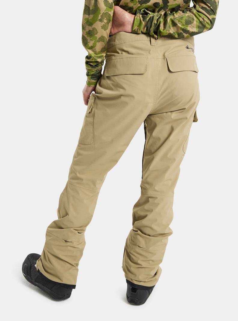 Burton Gloria GORE-TEX 2L (Kurzes) Snowboardhose Damen Khaki | 259-JEFTPY