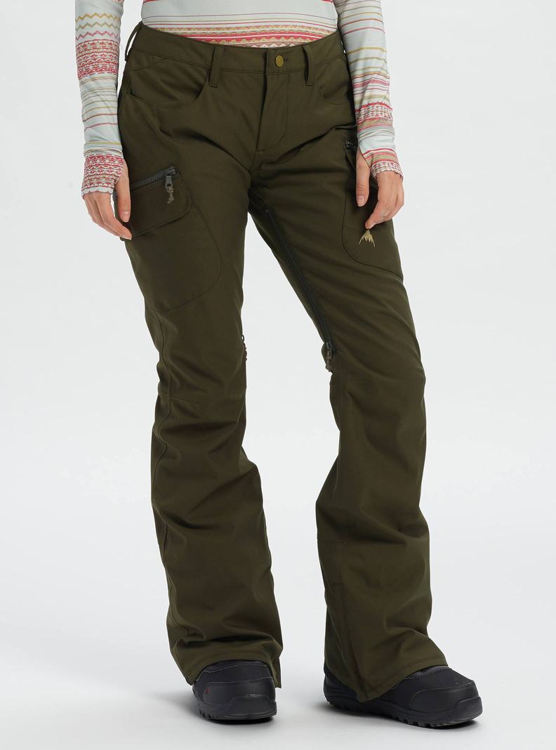 Burton Gloria - Kurzes Snowboardhose Damen Tiefesgrün | 146-YZBRTO