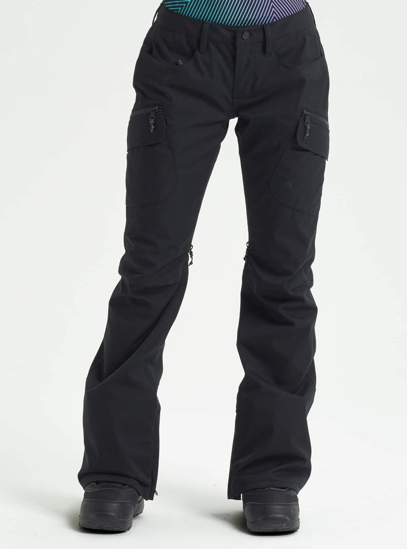Burton Gloria Stretch 2L (Hohe) Snowboardhose Damen Schwarz | 096-KFDVSW