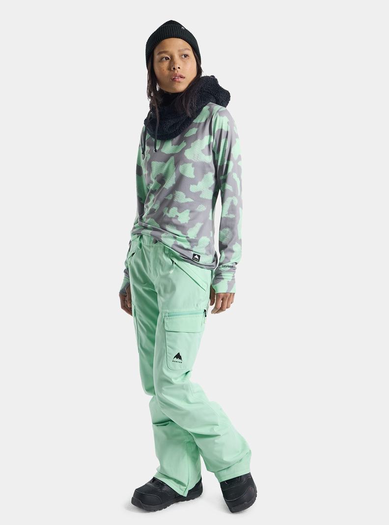 Burton Gloria Stretch 2L Snowboardhose Damen Grün | 013-RHVTCY