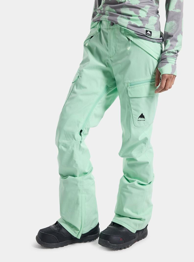Burton Gloria Stretch 2L Snowboardhose Damen Grün | 013-RHVTCY