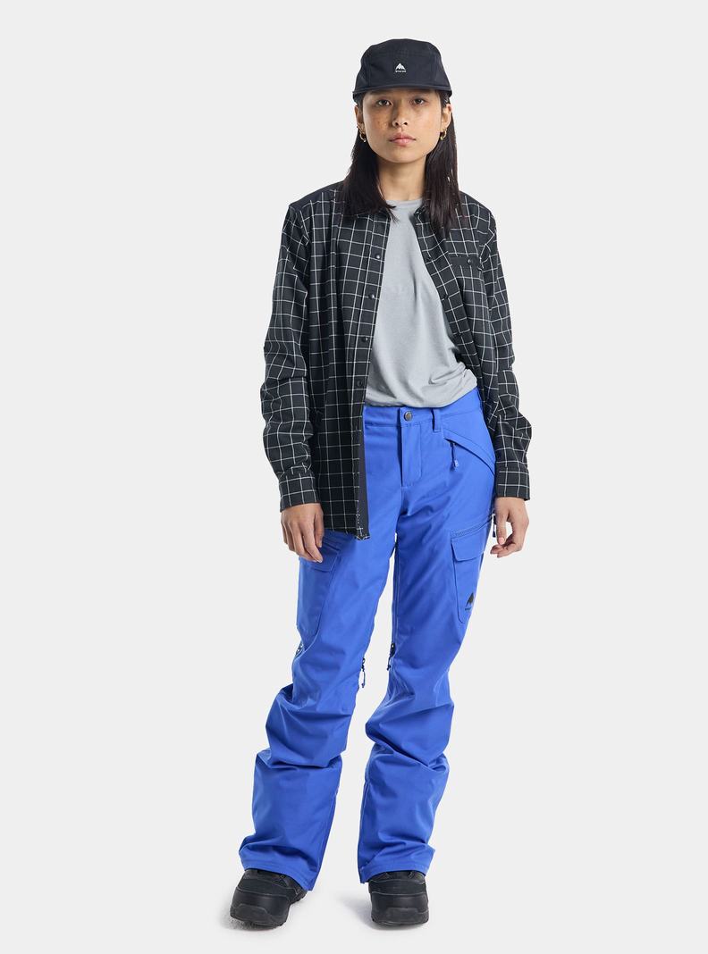 Burton Gloria Stretch 2L Snowboardhose Damen Blau | 018-PAMYHW