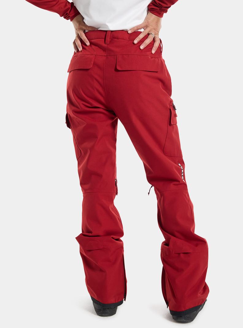 Burton Gloria Stretch 2L Snowboardhose Damen Rot | 639-JXHEPZ