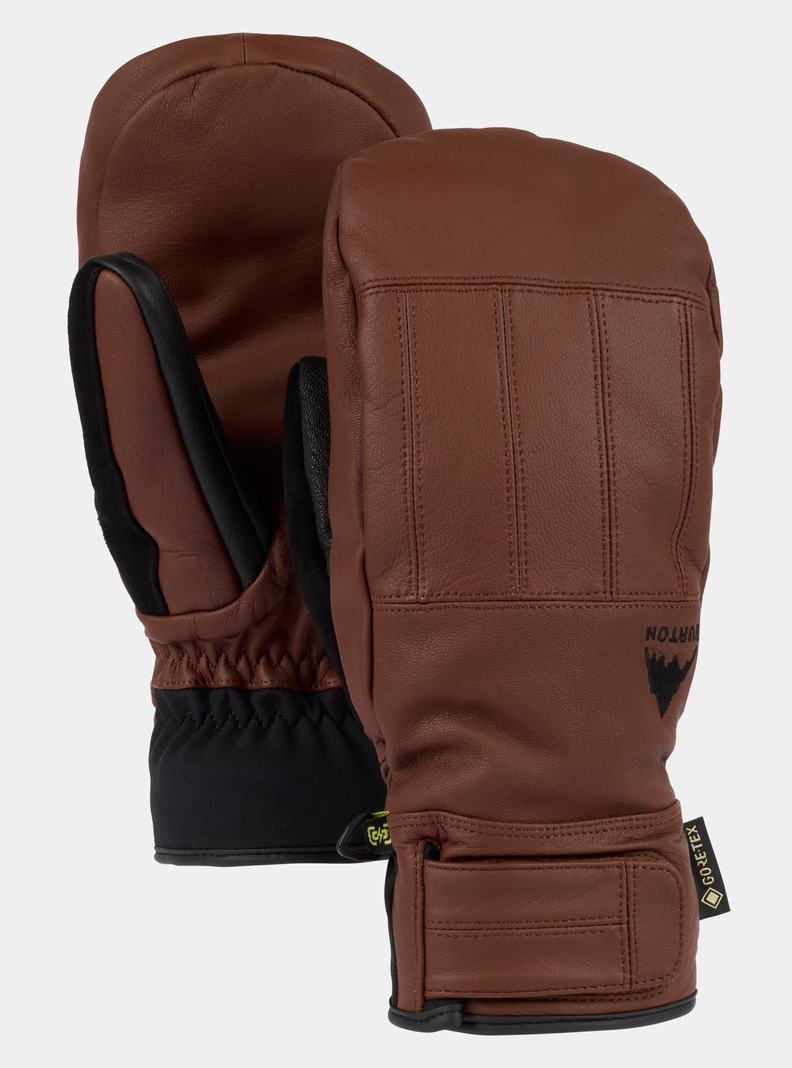 Burton Gondy GORE-TEX Leder Fäustlinge Herren Braun | 408-JRDPIO