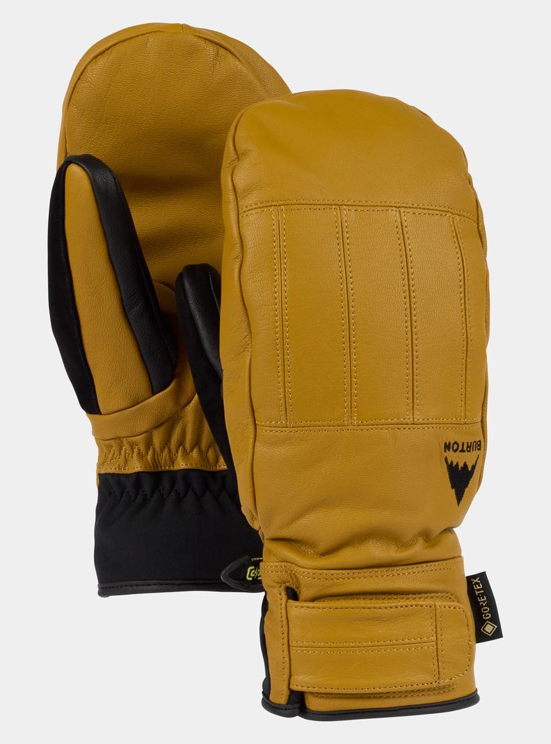Burton Gondy GORE-TEX Leder Fäustlinge Herren Braun | 659-YWJETX