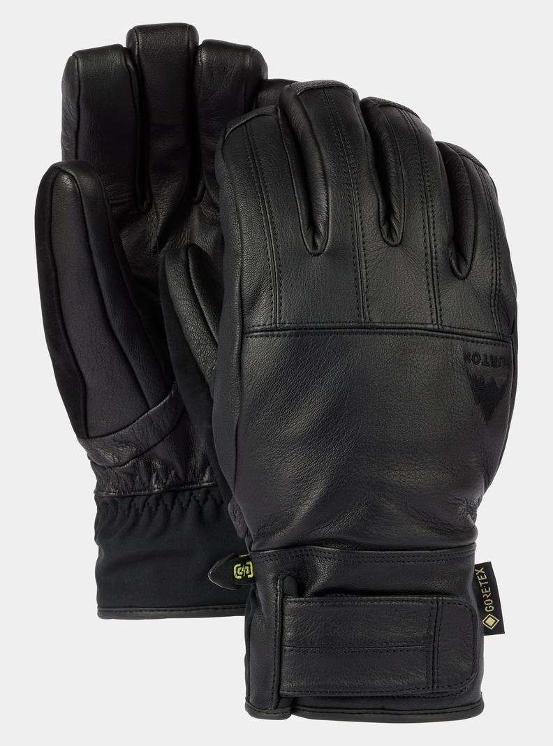 Burton Gondy GORE-TEX Leder Skihandschuhe Herren Schwarz | 512-LARMEB