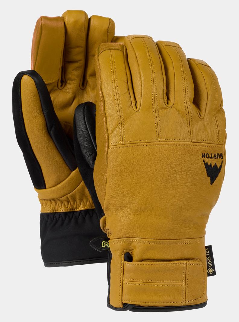 Burton Gondy GORE-TEX Leder Skihandschuhe Herren Braun | 678-XYFOGJ