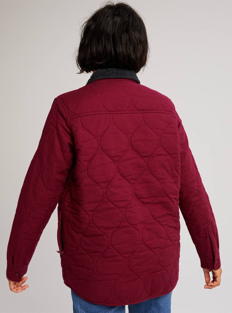 Burton Grace Insulated Flannel Hemd Damen Bordeaux | 849-SHQCNA