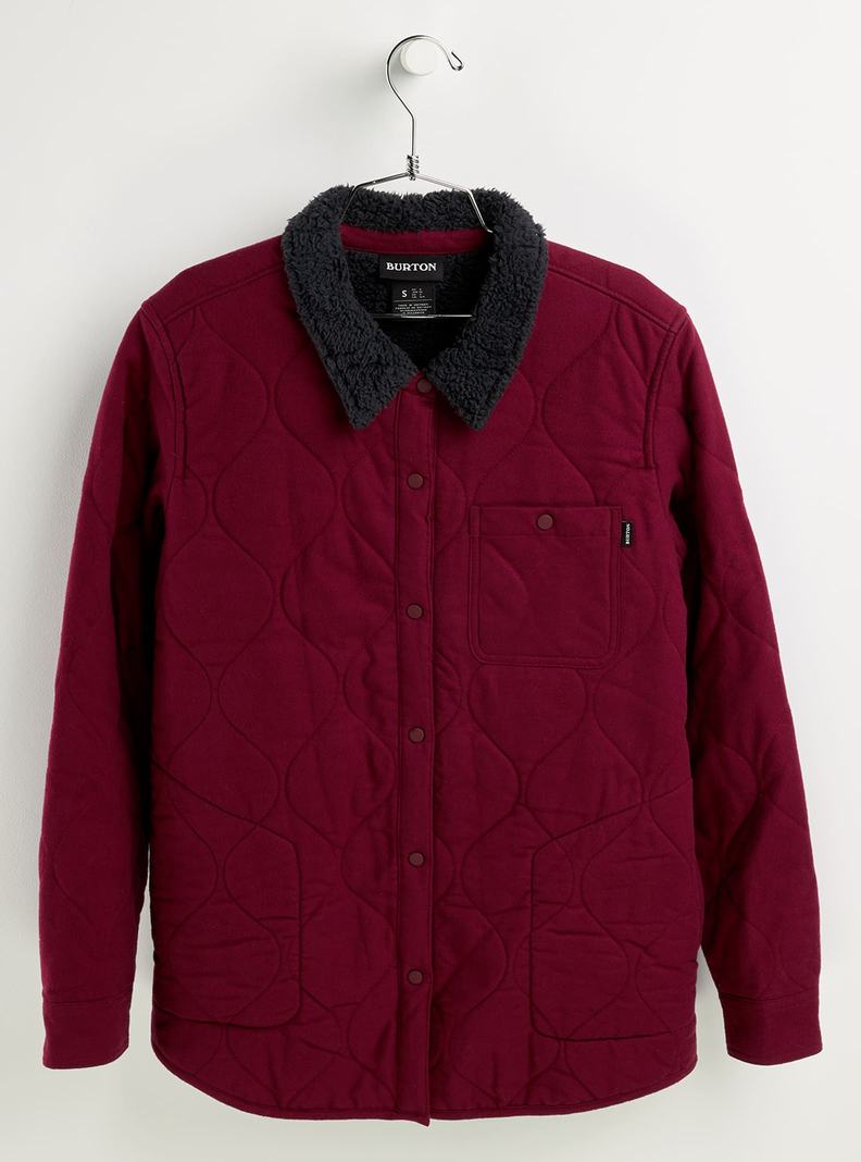 Burton Grace Insulated Flannel Hemd Damen Bordeaux | 849-SHQCNA