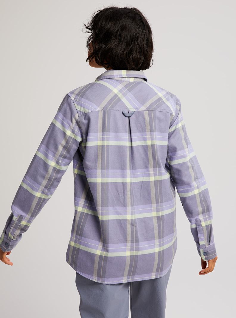 Burton Grace Long Sleeve Flannel Hemd Damen Lila | 184-MYFPDC