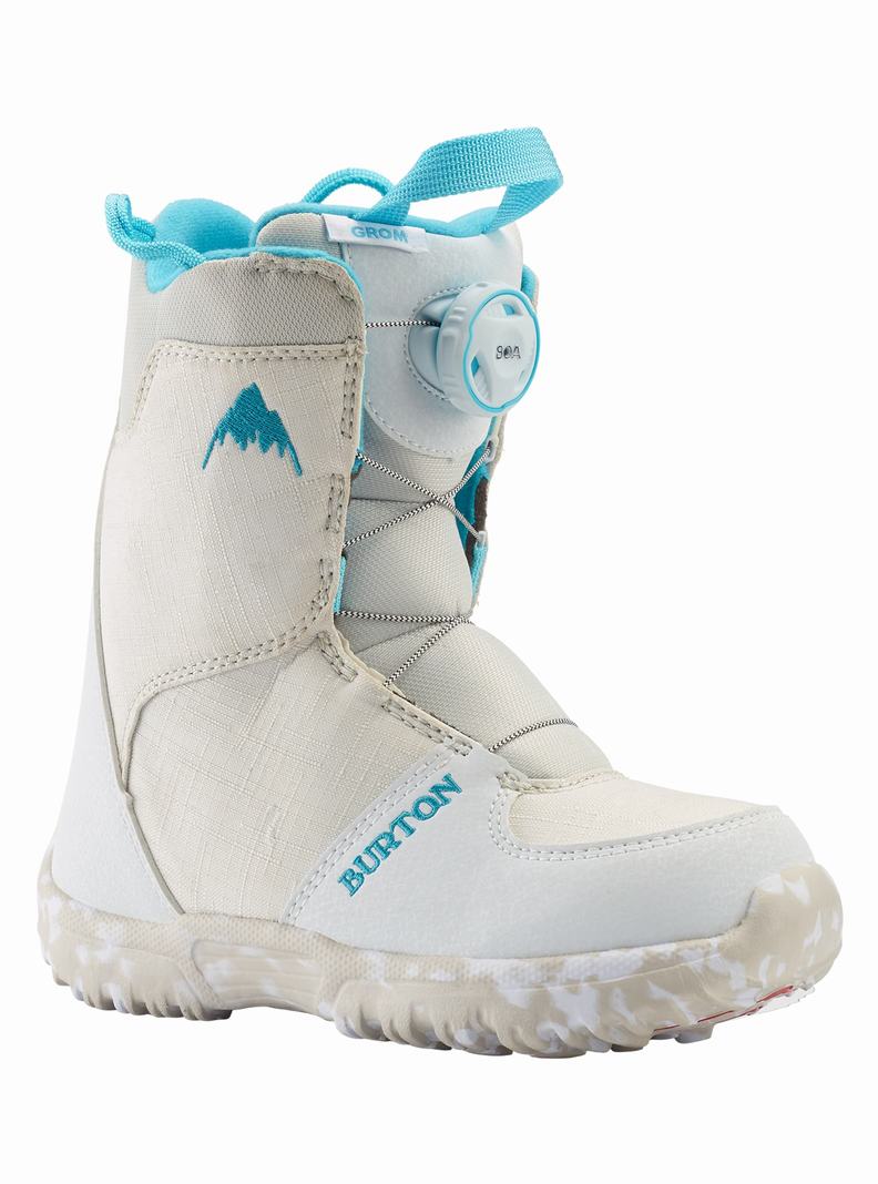 Burton Grom BOA® Snowboardboots Kinder Weiß | 158-HALVJX