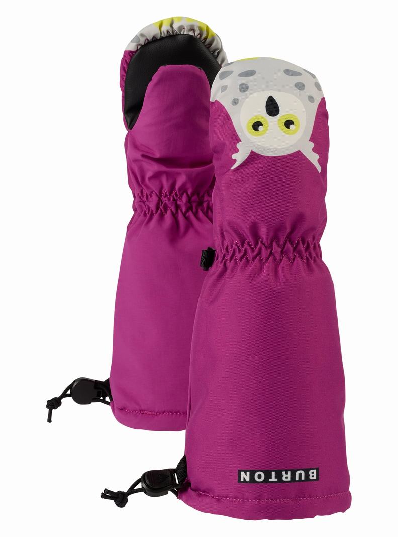 Burton Grommitt Fäustlinge Kinder Fuchsie | 240-KZTMRV