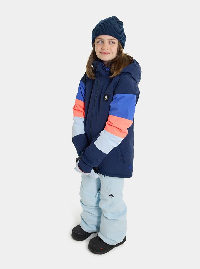 Burton Hart 2L Snowboardjacke Kinder Blau | 298-NKVLCG