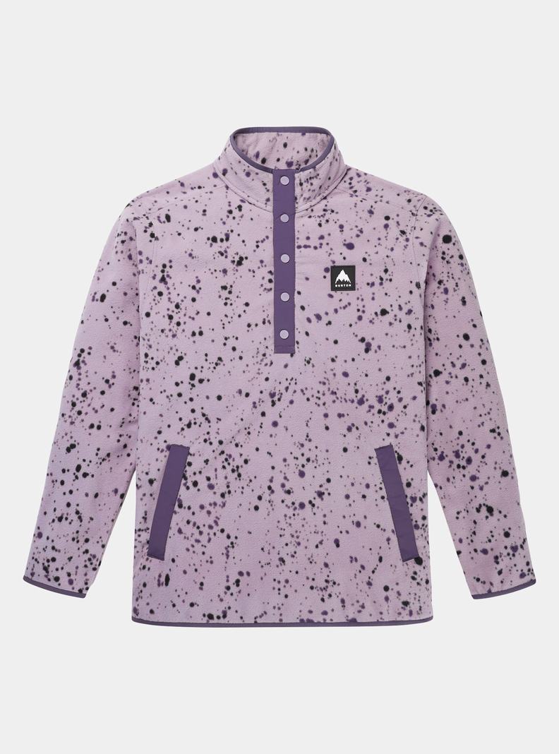 Burton Hearth Fleece Pullover Sweatshirts Herren Lavendel | 683-YLIJWC
