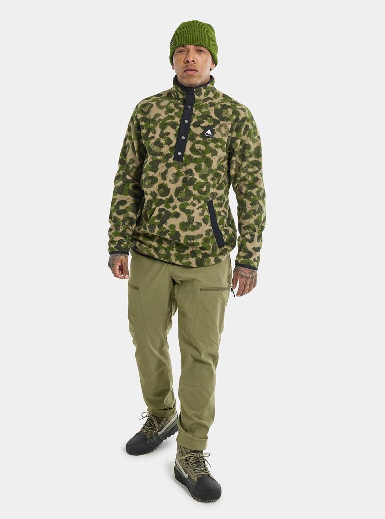 Burton Hearth Fleece Pullover Sweatshirts Herren Camouflage | 827-GRCOHD