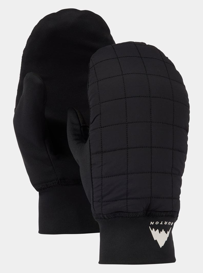 Burton Heavyweight Gesteppt Fäustlinge Damen Schwarz | 260-CKMHTY