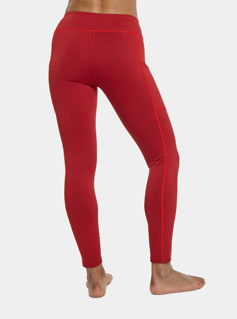 Burton Heavyweight X Base Layer Pants Funktionswäsche Damen Rot | 436-YHNJQX
