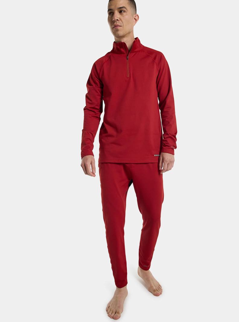 Burton Heavyweight X Base Layer Pants Funktionswäsche Herren Rot | 928-ULOQIF