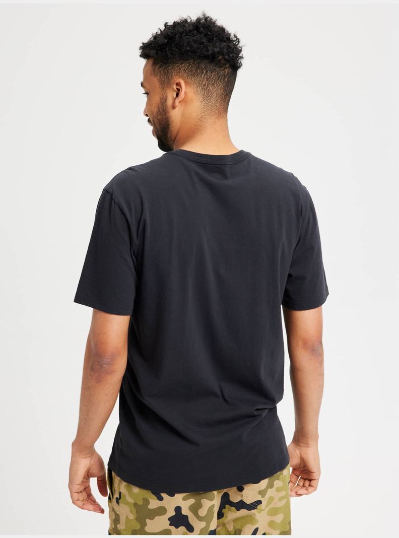 Burton Horizontal Mountain Kurzes Sleeve T-Shirts Herren Schwarz | 269-NUOFVC