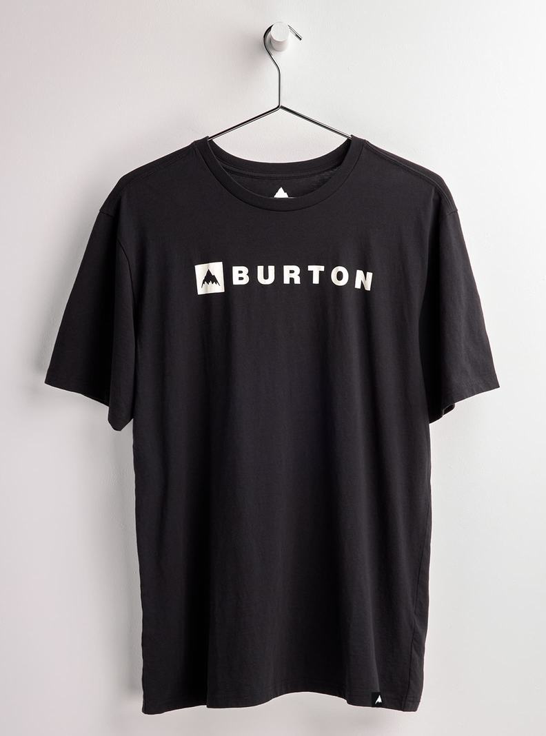 Burton Horizontal Mountain Kurzes Sleeve T-Shirts Herren Schwarz | 269-NUOFVC